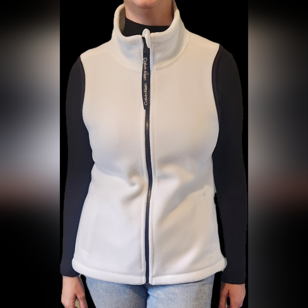 Calvin Klein White Active Wear Vest